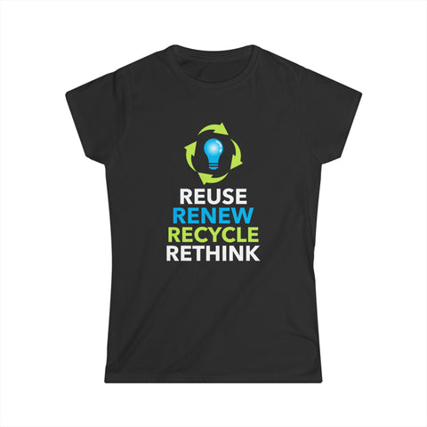 Earth Day Shirt Teacher Environment Day Recycle Earth Day Shirts for Women