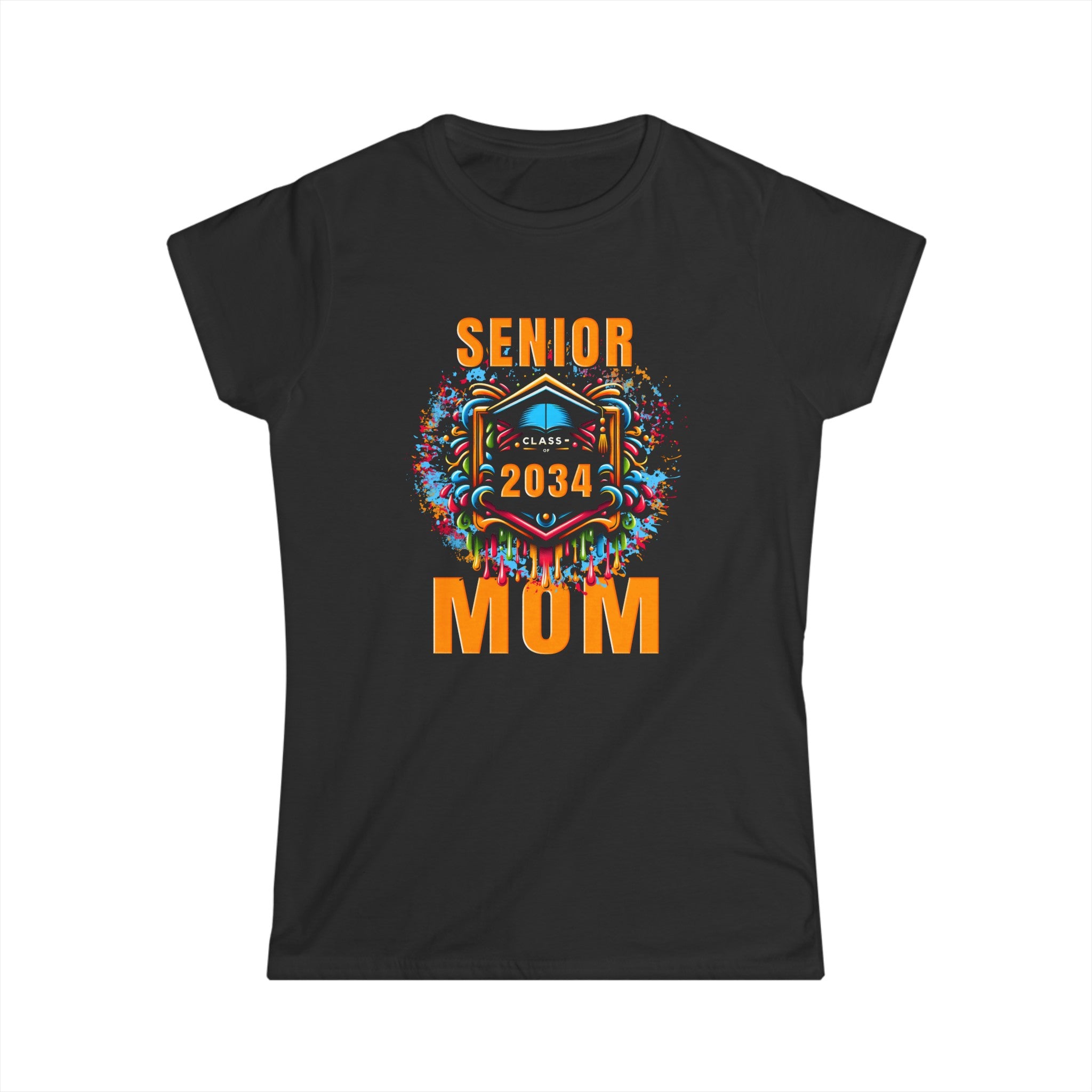 Senior Mom 2034 Proud Mom Class of 2034 Mom of 2034 Graduate Women Tops