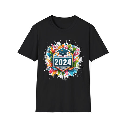 Class of 2024 Grow With Me Graduation 2024 Mens T Shirt