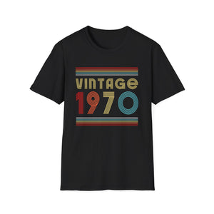 Vintage 1970 TShirt Men Limited Edition BDay 1970 Birthday Mens Shirts