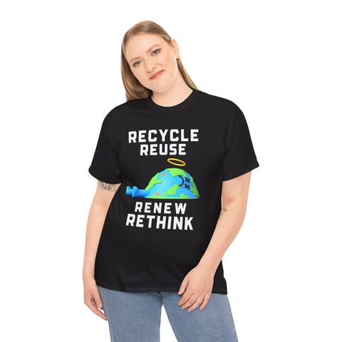 Earth Day Shirt Environment Logo Vintage Environmental T-Shirt Gift Plus Size Clothing for Women