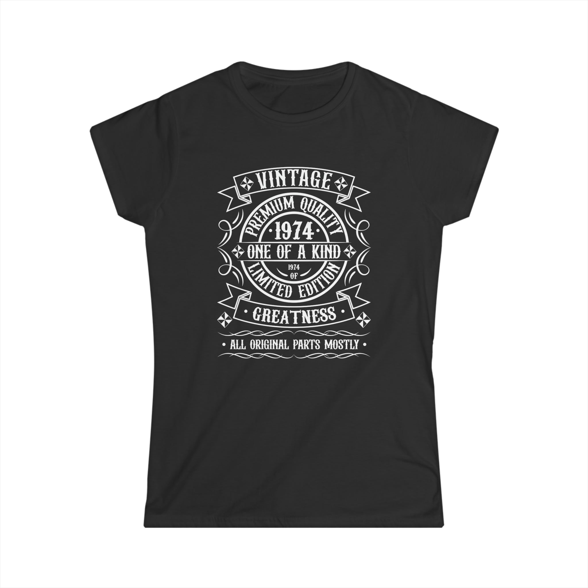 Vintage 1974 T Shirts for Women Retro Funny 1974 Birthday Womens Shirt