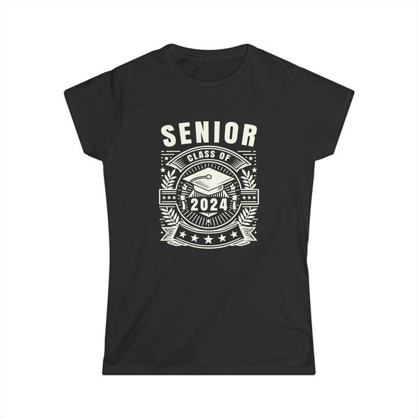 Senior 2024 Class of 2024 Seniors Graduation 2024 Senior 24 Womens T Shirts