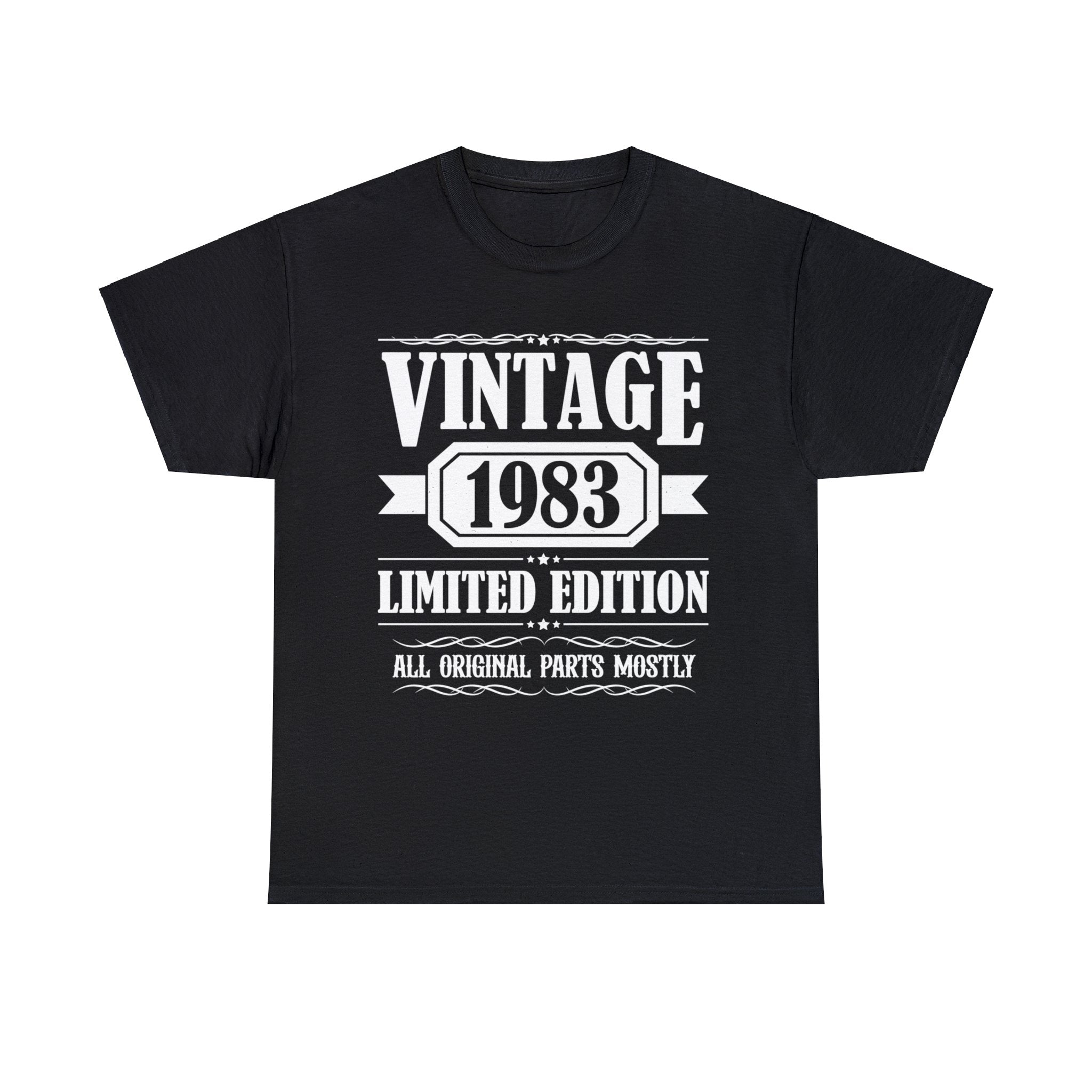 Vintage 1983 TShirt Men Limited Edition BDay 1983 Birthday Shirts for Men Plus Size Big and Tall