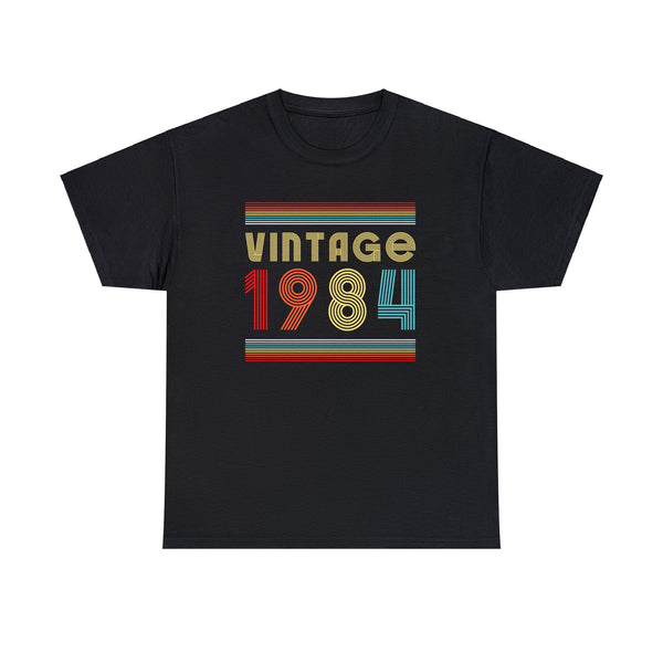 Vintage 1984 TShirt Men Limited Edition BDay 1984 Birthday Mens T Shirts Plus Size Big and Tall
