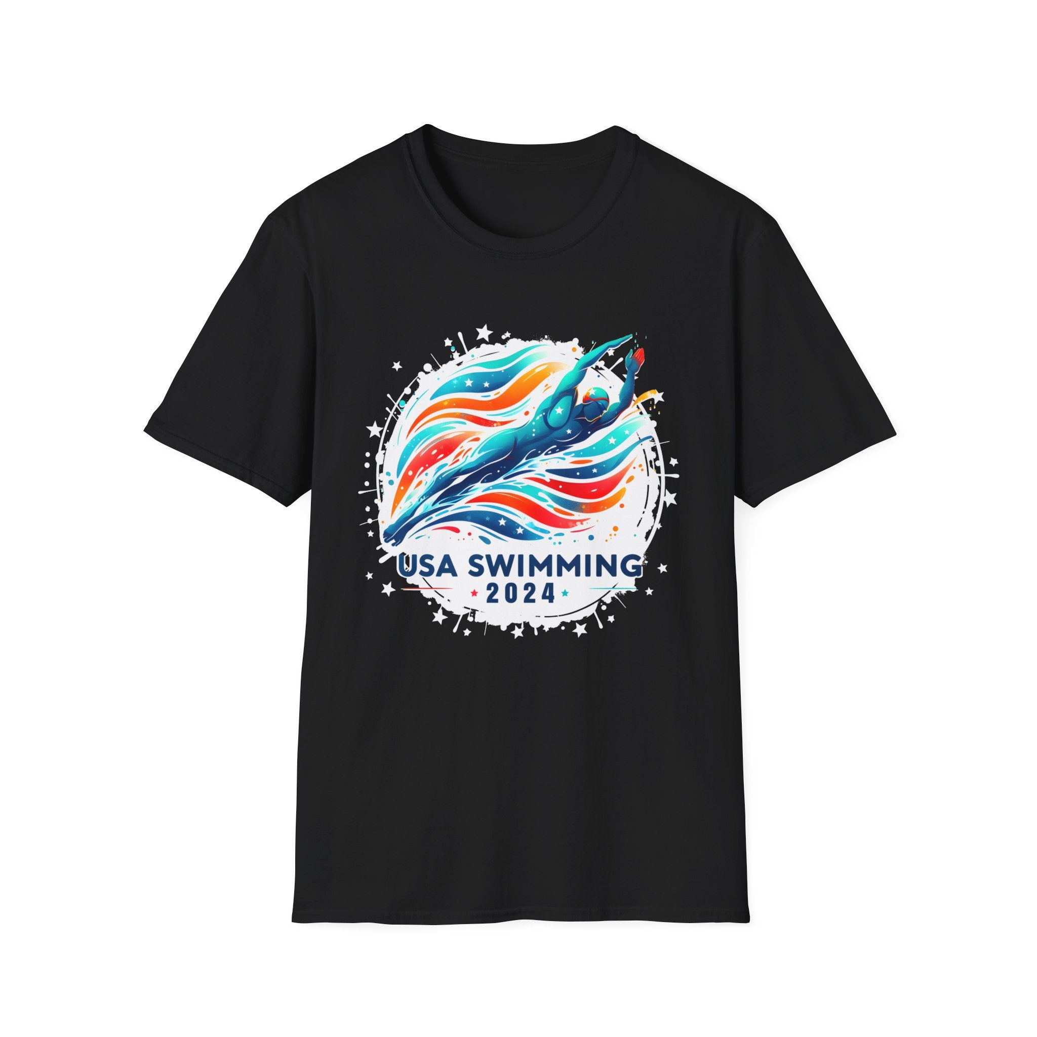 USA 2024 United States American Sport 2024 Swimming Shirts for Men