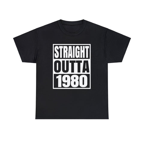 Vintage 1980 T Shirts for Men Retro Funny 1980 Birthday Shirts for Men Plus Size Big and Tall