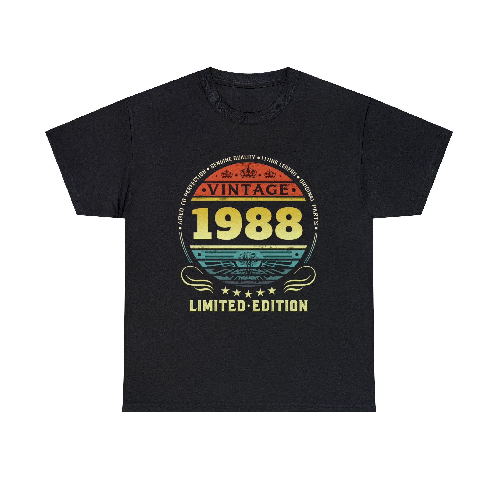 Vintage 1988 Limited Edition 1988 Birthday Shirts for Men Shirts for Men Plus Size Big and Tall
