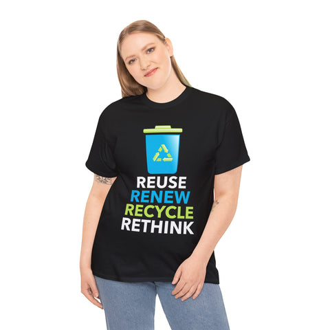 Earth Day Shirt Recycle Logo Vintage Recycling T-Shirt Gift Plus Size Tops for Women