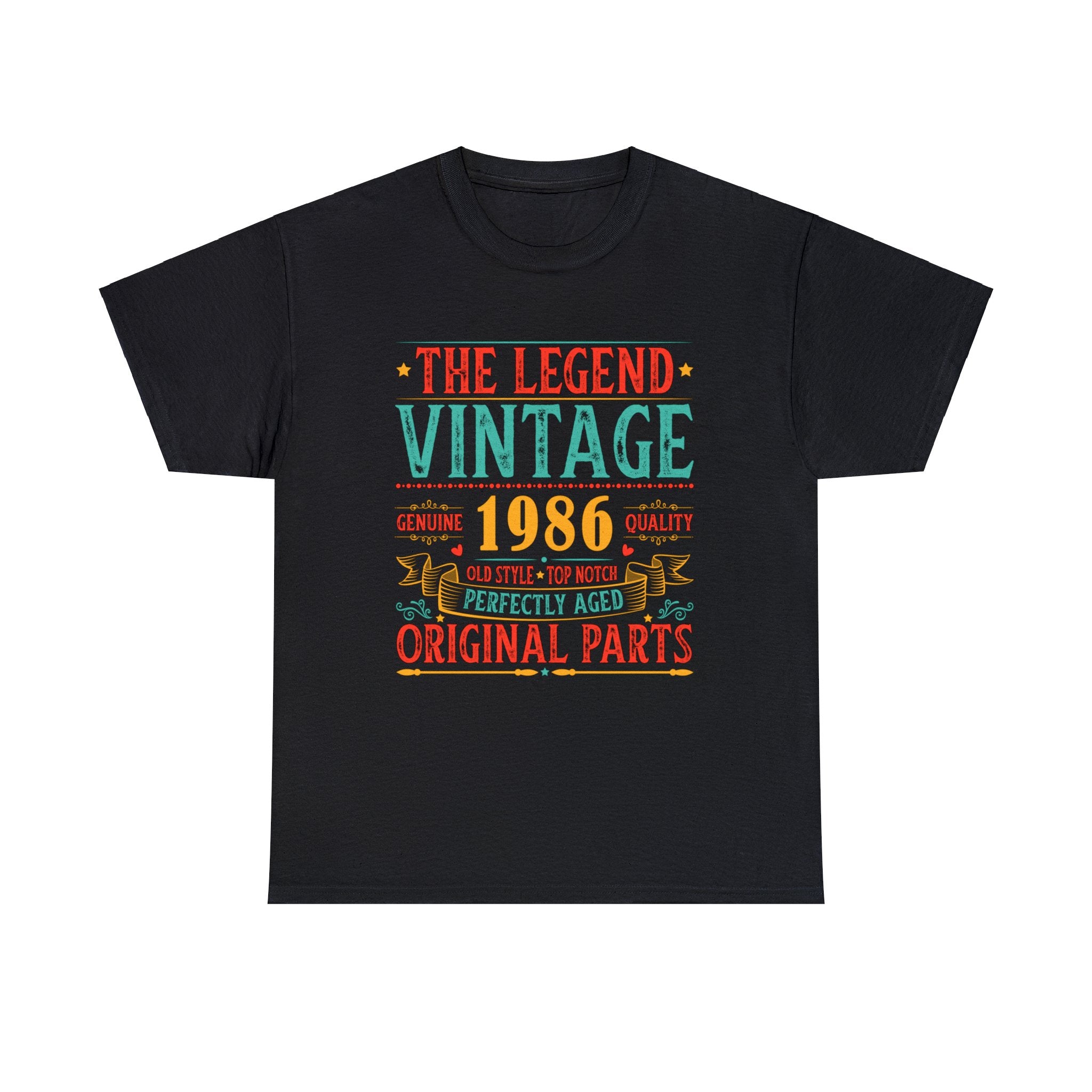 Vintage 1986 TShirt Men Limited Edition BDay 1986 Birthday Big and Tall Shirts for Men Plus Size