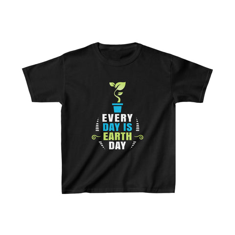 Environmental Crisis Planet Activism Everyday is Earth Day Boys Tshirts