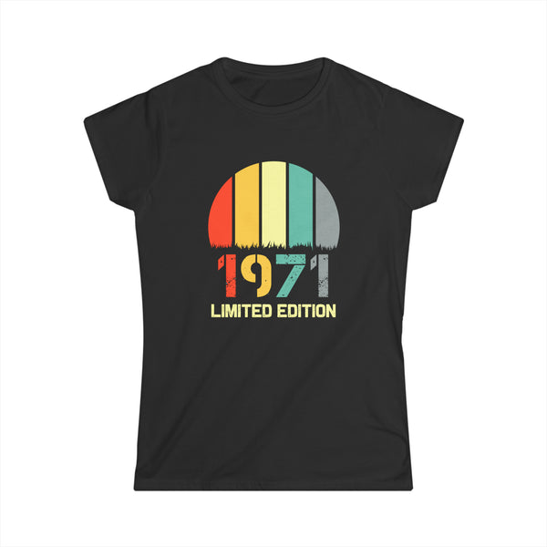 Vintage 1971 TShirt Women Limited Edition BDay 1971 Birthday Shirts for Women