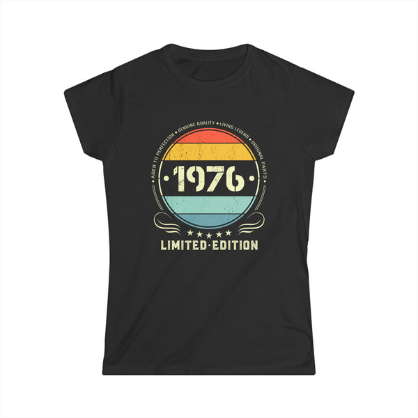 Vintage 1976 Limited Edition 1976 Birthday Shirts for Women Womens Shirts