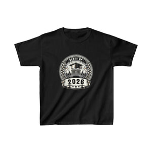 Class of 2026 Grow With Me First Day of School Graduation Boys Tshirts