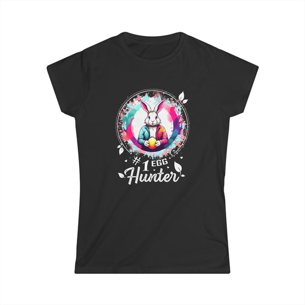 Cute Easter Outfits for Women Easter Tshirt Rabbit Easter Womens Shirt