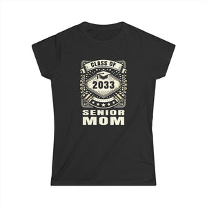 Senior 2033 Senior Mom Senior 2024 Parent Class of 2033 Womens Shirt
