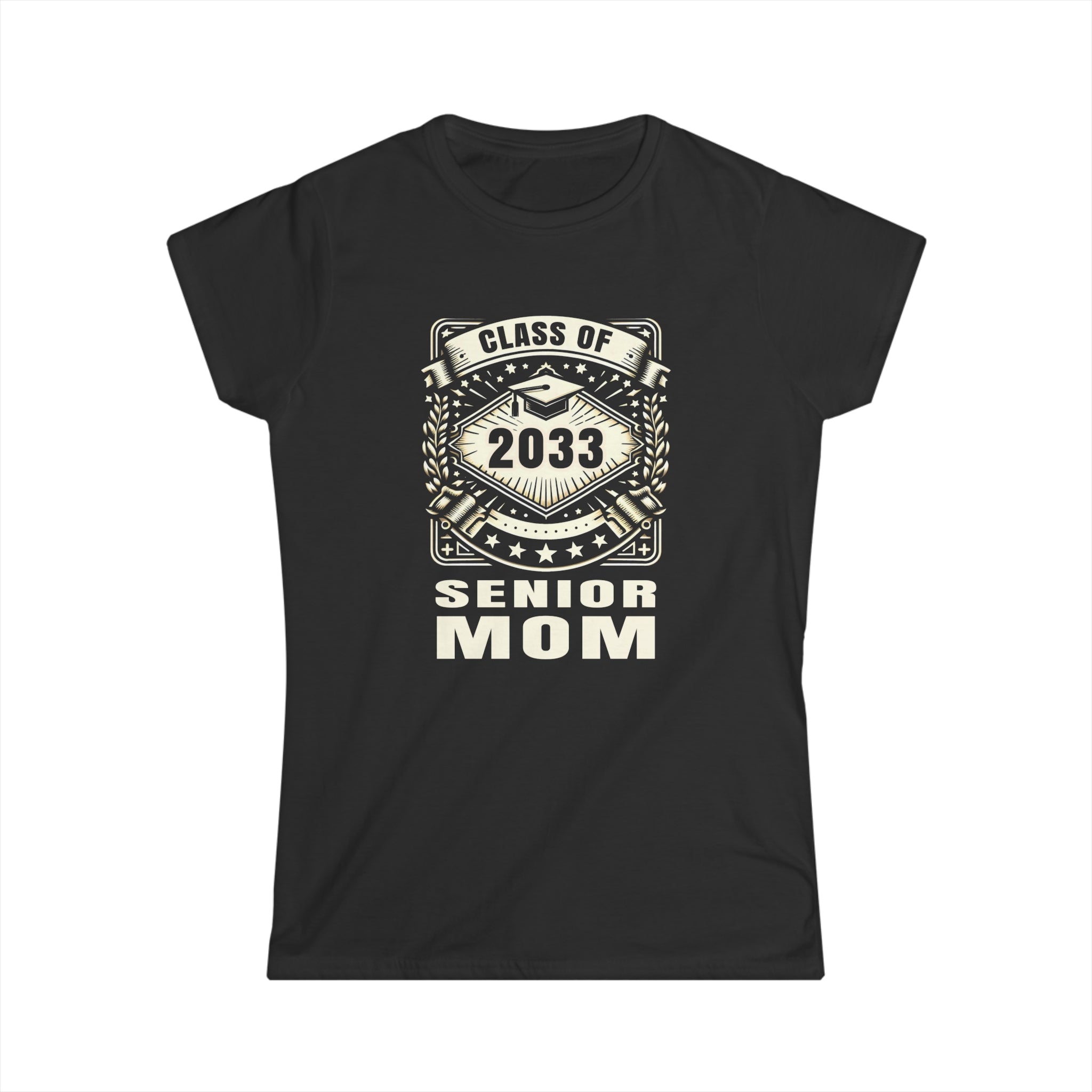 Senior 2033 Senior Mom Senior 2033 Parent Class of 2033 Womens Shirt