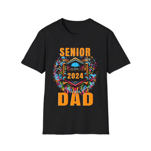 Senior Dad 2024 Proud Dad Class of 2024 Dad of 2024 Graduate Mens Shirts