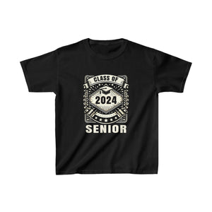 Senior 2024 Class of 2024 Graduation or First Day of School Girls T Shirts