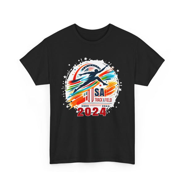 USA 2024 Games United States Track and Field USA 2024 USA Big and Tall Shirts for Men Plus Size