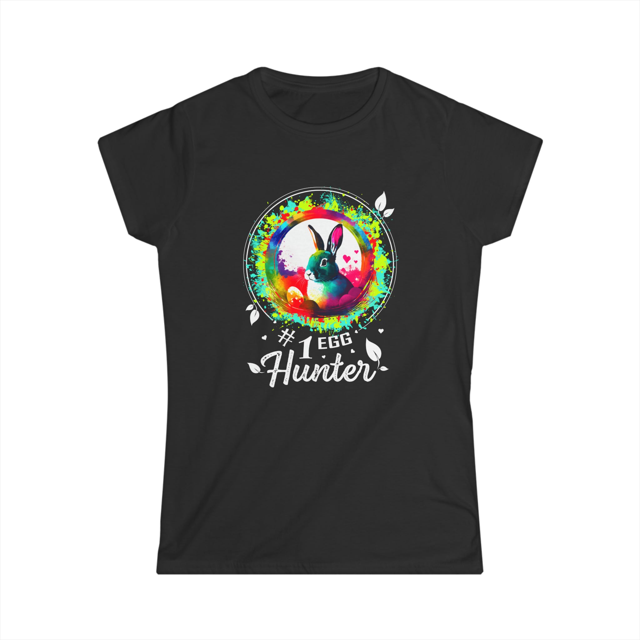 Easter #1 Easter Egg Hunter Bunny Easter Women Outfit Easter Womens T Shirt