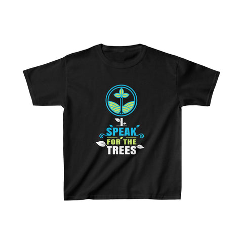 I Speak For Trees Planet Save Earth Day Graphic Boys T Shirts
