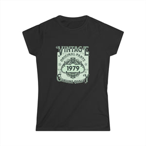 Vintage 1979 TShirt Women Limited Edition BDay 1979 Birthday Womens Shirts