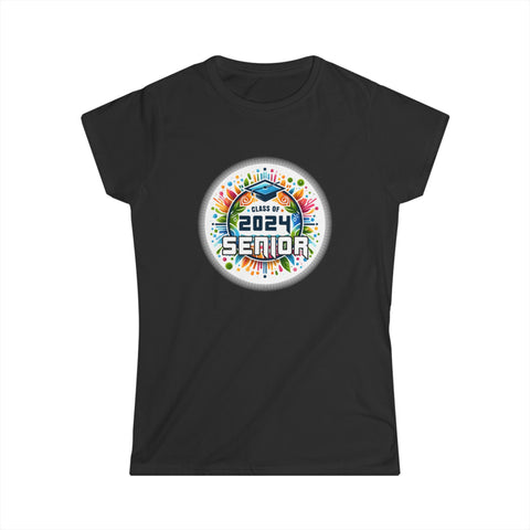 Senior 2024 Class of 2024 Seniors Graduation 2024 Senior 24 Women Shirts