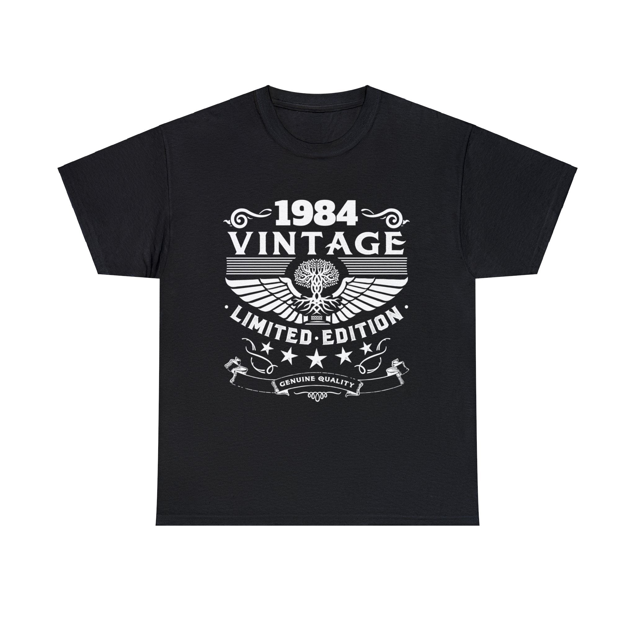 Vintage 1984 TShirt Men Limited Edition BDay 1984 Birthday Mens Shirt Plus Size Big and Tall