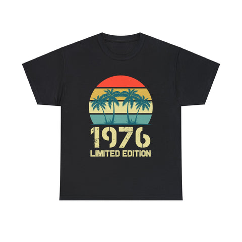 Vintage 1976 Birthday Shirts for Men Funny 1976 Birthday Big and Tall Tshirts Shirts for Men