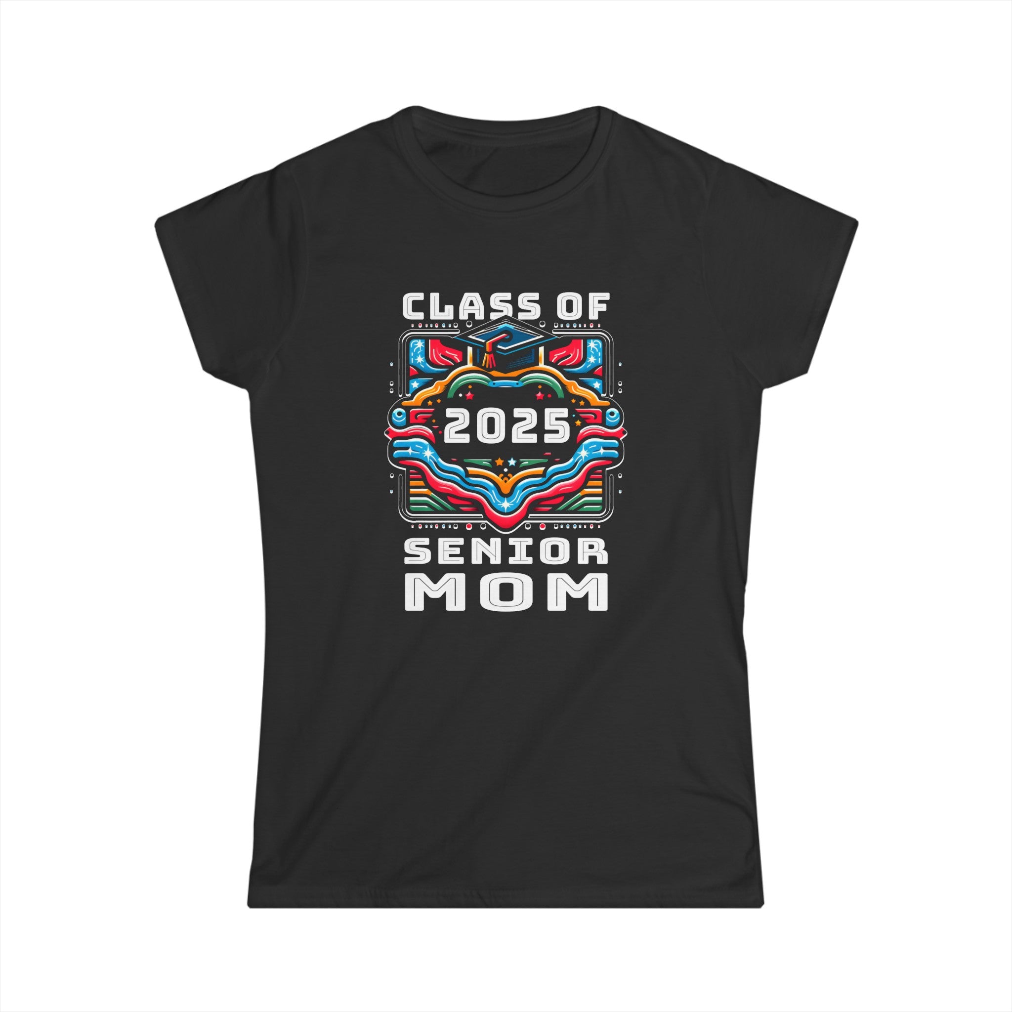 Proud Mom Class of 2025 Senior Graduate 2025 Gifts Senior 25 Womens T Shirt