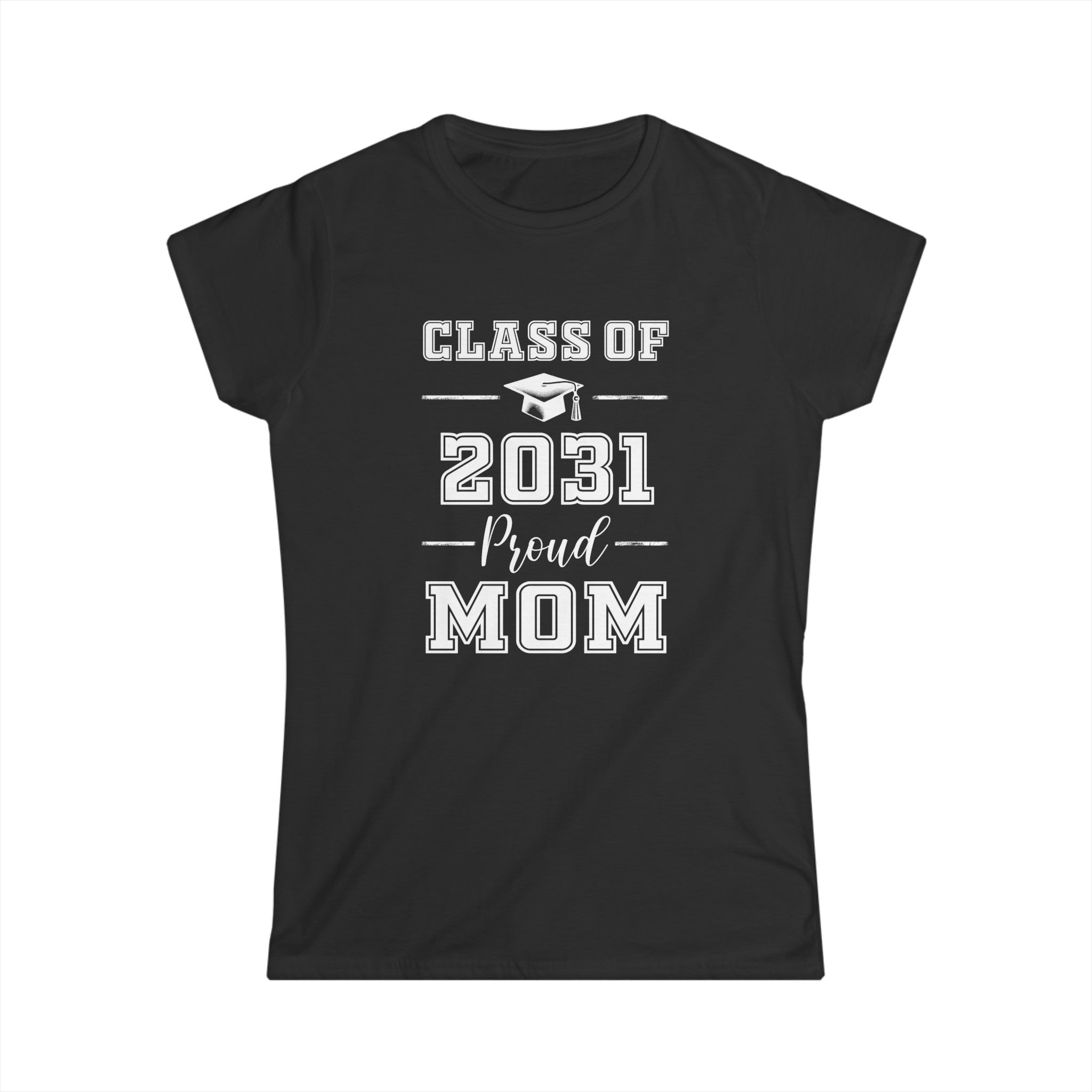 Senior Mom 2031 Proud Mom Class of 2031 Mom of 2031 Graduate Womens T Shirts