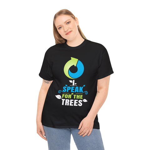 Earth Day I Speak For The Trees Design Nature Lover Plus Size Tops for Women