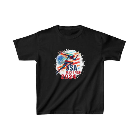 USA 2024 Go United States Running American Sport 2024 USA Shirts for Boys