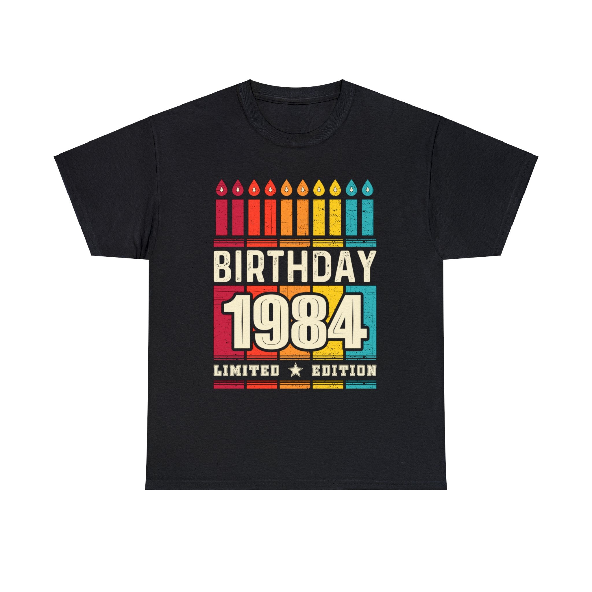 Vintage 1984 TShirt Men Limited Edition BDay 1984 Birthday Men Shirts Big and Tall Plus Size