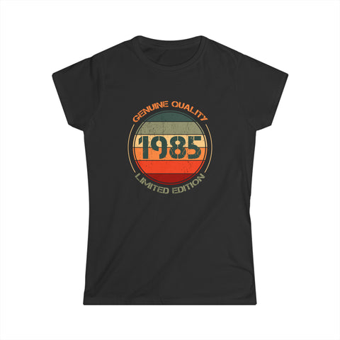 Vintage 1985 T Shirts for Women Retro Funny 1985 Birthday Womens Shirts