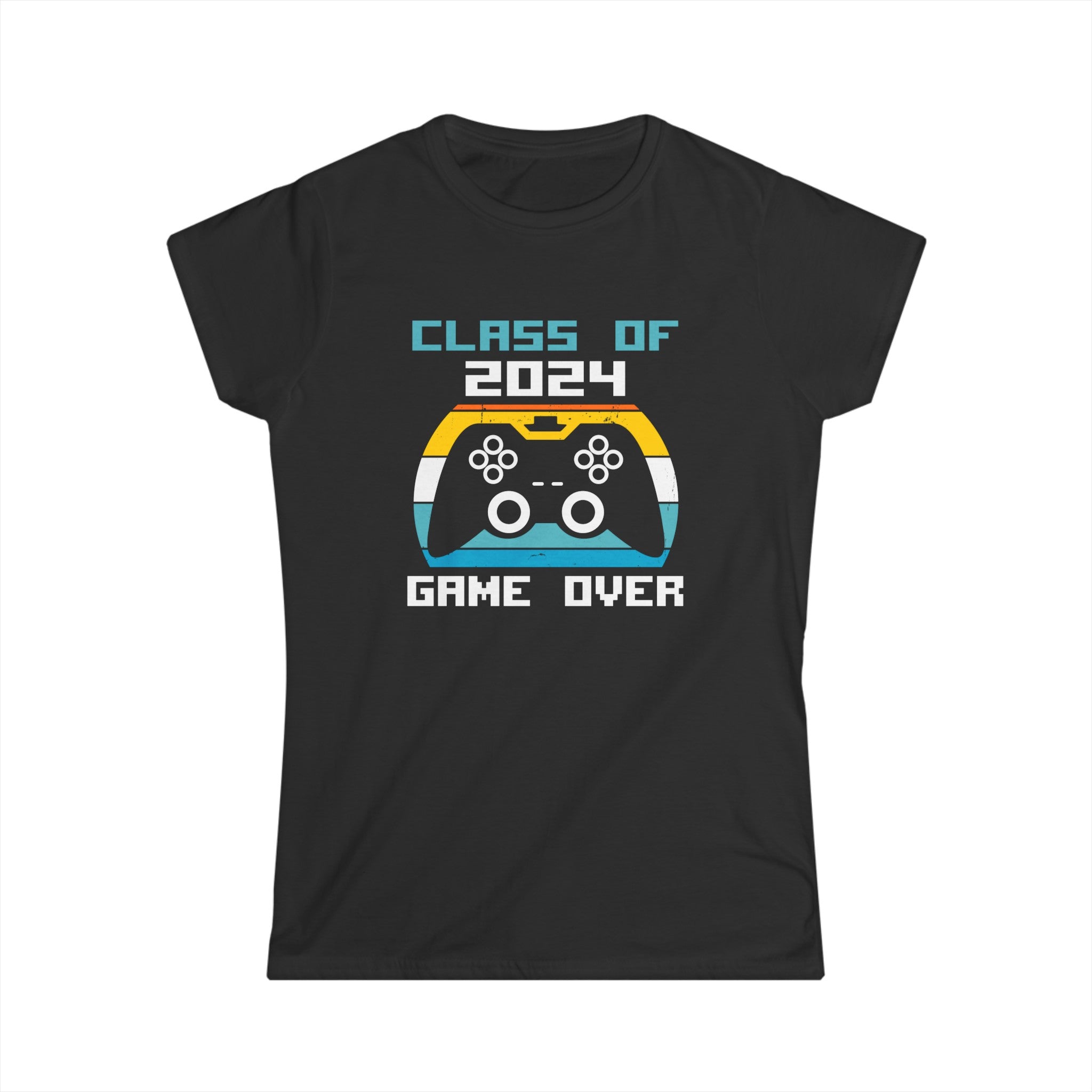 Game Over Class Of 2024 Shirt Students Funny 2024 Graduation Womens Shirts