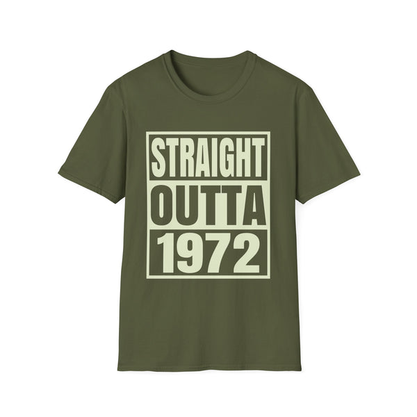 Vintage 1972 TShirt Men Limited Edition BDay 1972 Birthday Mens T Shirt