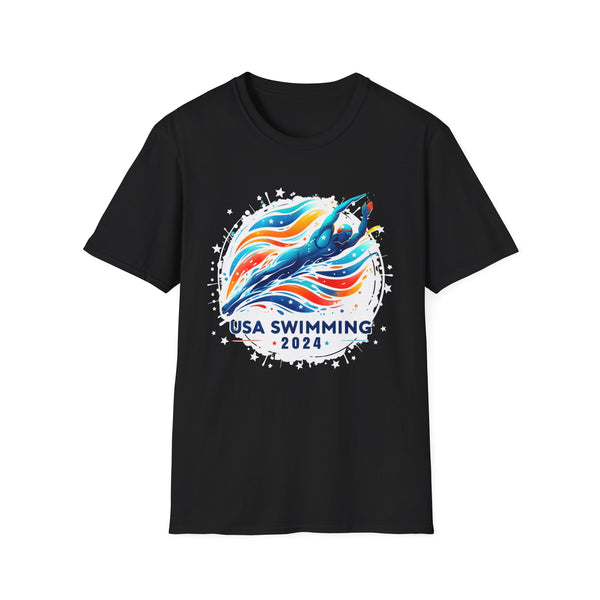 USA 2024 United States American Sport 2024 Swimming Mens Shirts