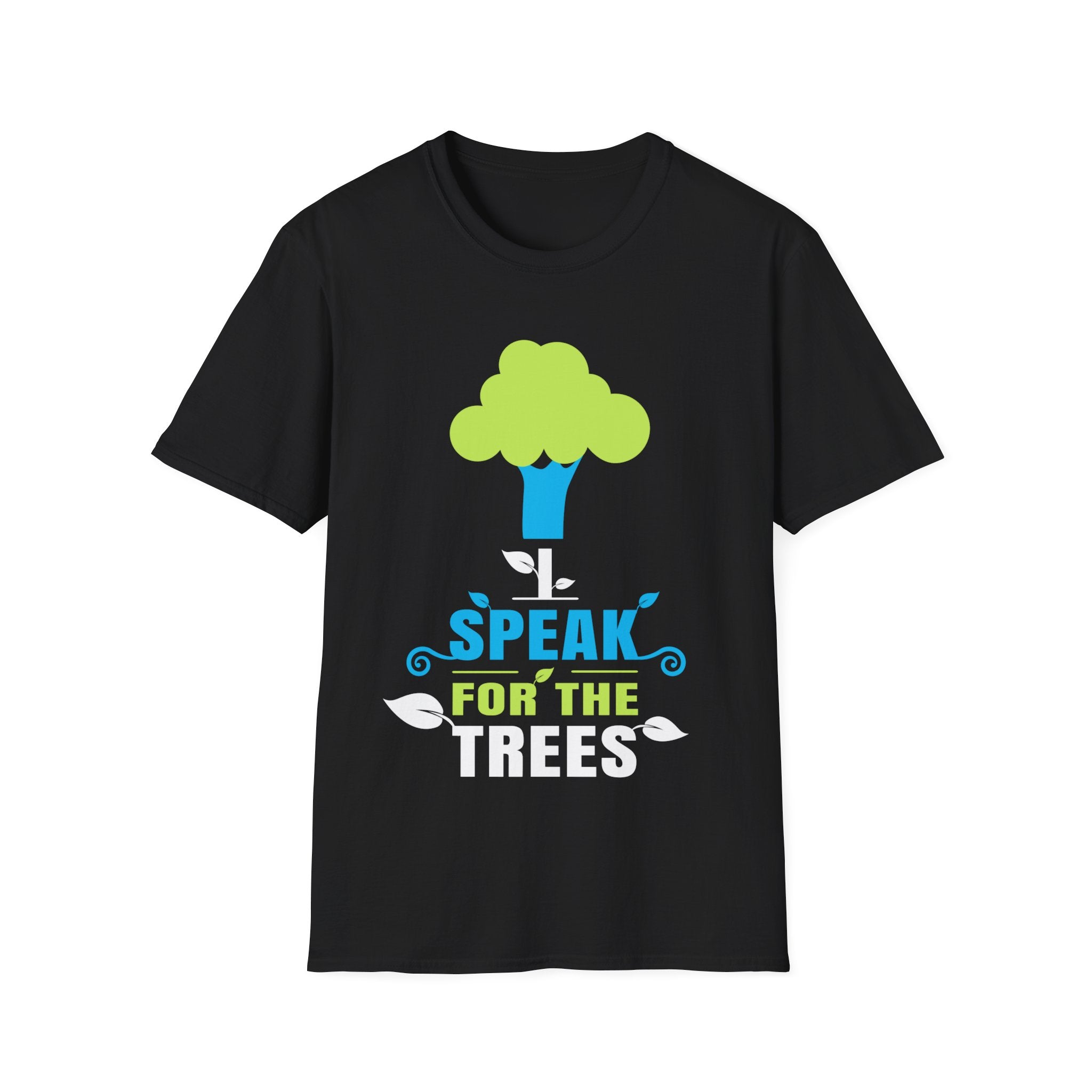 I Speak For Trees Planet Save Earth Day Graphic Mens Shirt