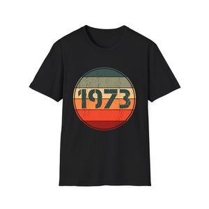 Vintage 1973 Birthday Shirts for Men Funny 1973 Birthday Mens T Shirt