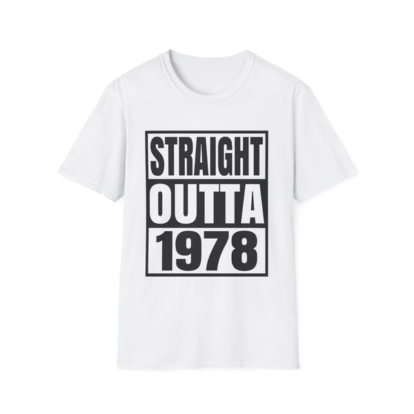 Vintage 1978 TShirt Men Limited Edition BDay 1978 Birthday Mens Shirt