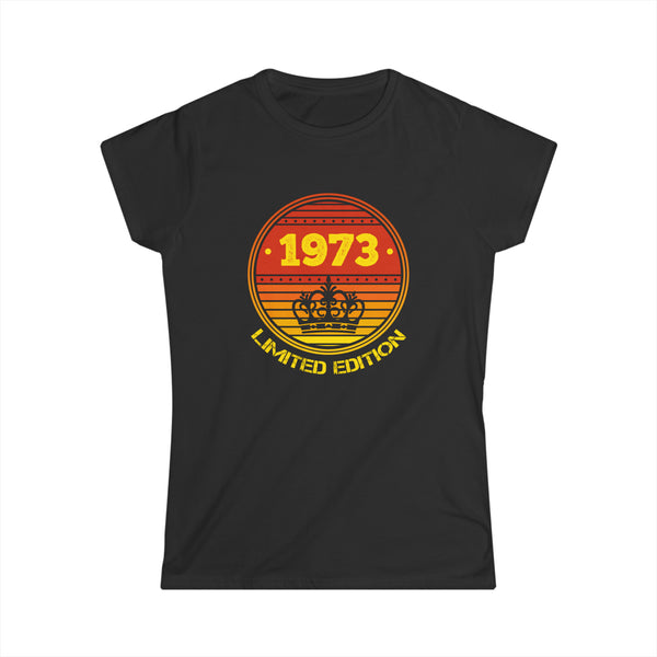 Vintage 1973 TShirt Women Limited Edition BDay 1973 Birthday Women Tops