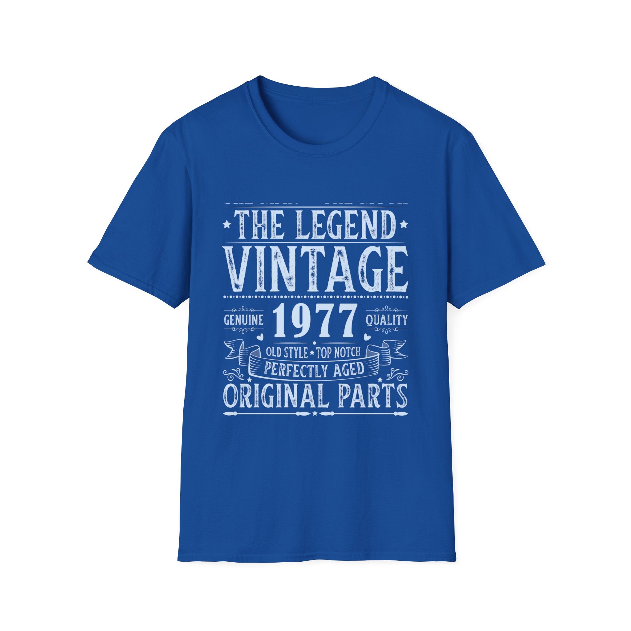 Vintage 1977 T Shirts for Men Retro Funny 1977 Birthday Mens Shirts