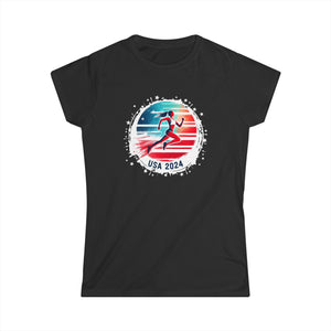 USA 2024 Games United States Track and Field USA 2024 USA Womens T Shirts