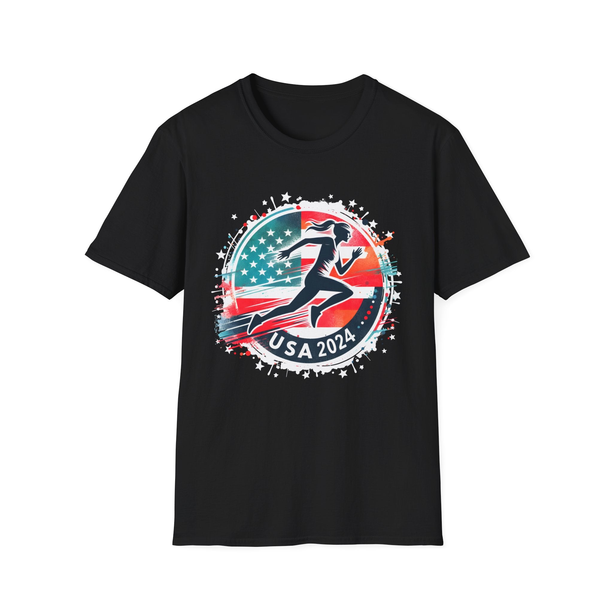 USA 2024 Go United States America 2024 USA Track and Field Mens Shirts