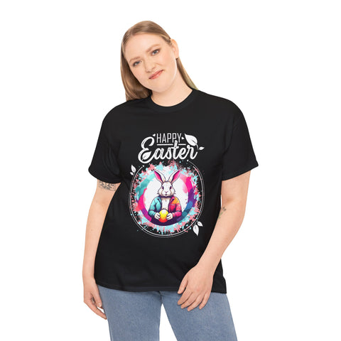 Women Happy Easter Bunny Rabbit Easter Eggs Women Egg Hunt Tshirts Shirts for Women Plus Size