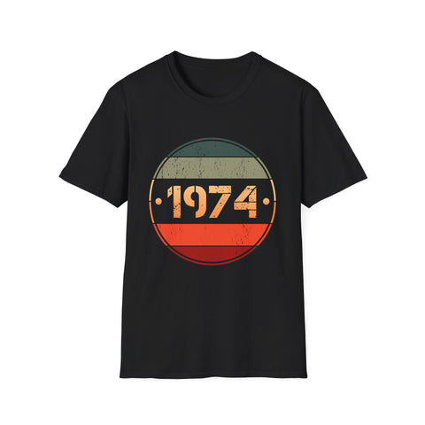 Vintage 1974 Limited Edition 1974 Birthday Shirts for Men Mens Shirts