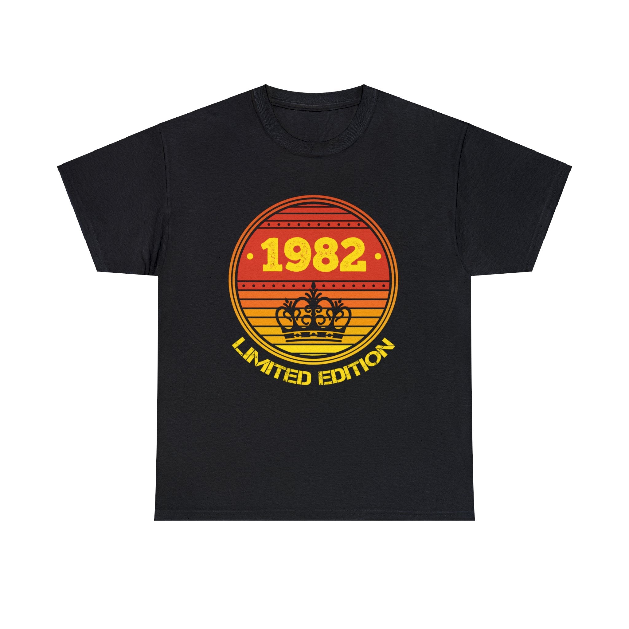 Vintage 1982 TShirt Men Limited Edition BDay 1982 Birthday Big and Tall Shirts for Men Plus Size