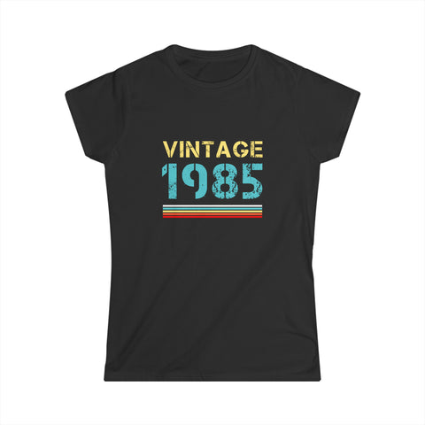 Vintage 1985 T Shirts for Women Retro Funny 1985 Birthday Womens Shirts